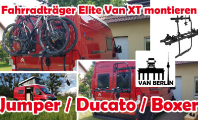 Fahrradträger montieren – Thule Elite Van XT – Jumper / Ducato / Boxer