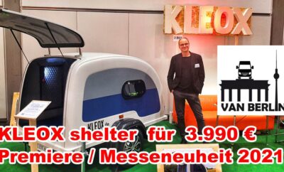 Der wohl kleinste Wohnwagen der Welt | KLEOX shelter Anhänger