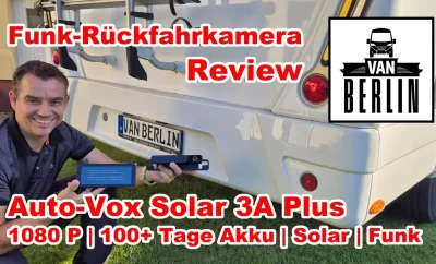 Auto-Vox Solar 3A Plus 1080P wiederaufladbare kabellose Rückfahrkamera | Review | 15% Rabatt